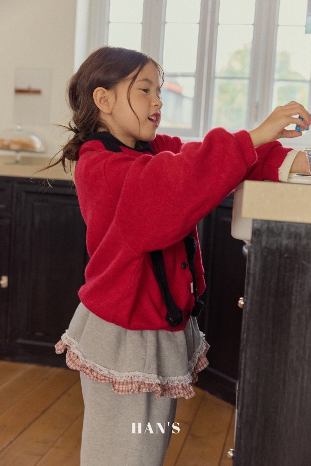 Han's - Korean Children Fashion - #magicofchildhood - Check Lace Pants - 3