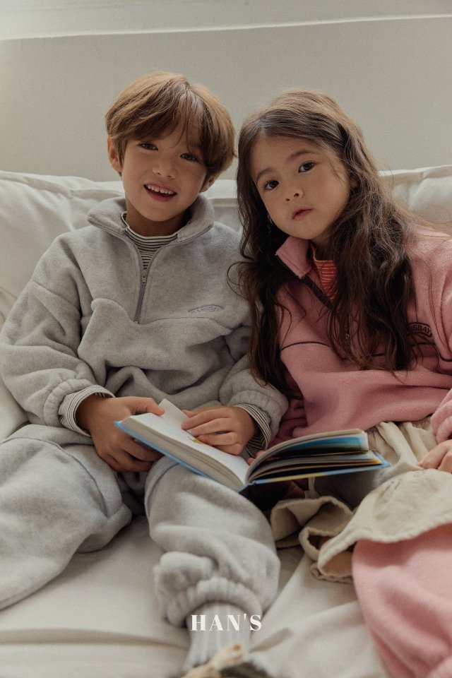 Han's - Korean Children Fashion - #magicofchildhood - Fleece Half Zip-Up - 7