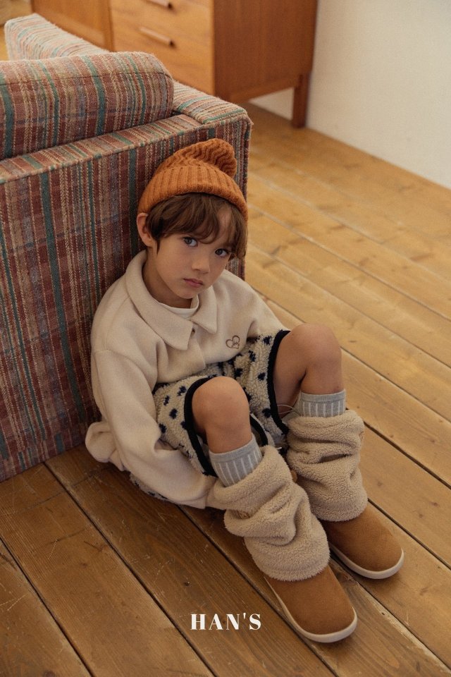 Han's - Korean Children Fashion - #minifashionista - Collar Fleece Cardigan - 8