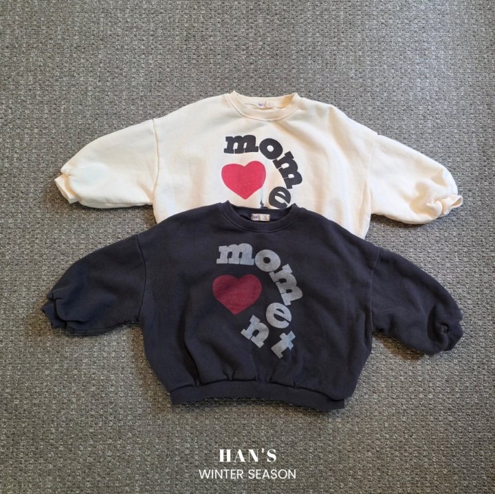 Han's - Korean Children Fashion - #minifashionista - Heart Moment Sweatshirt