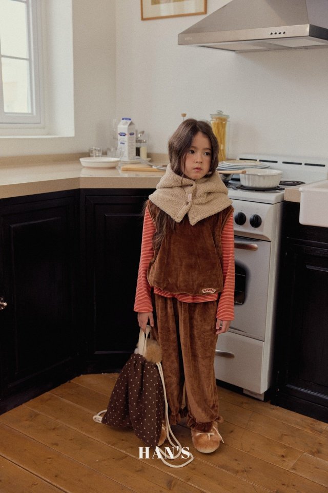 Han's - Korean Children Fashion - #prettylittlegirls - Mink Embroidered Sleeveless Top - 11