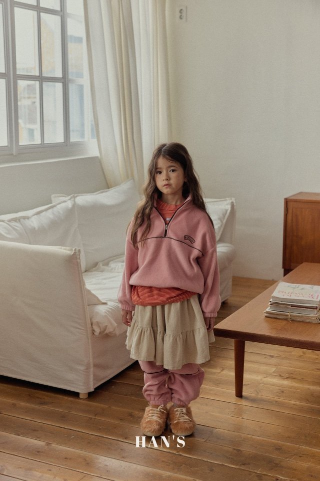 Han's - Korean Children Fashion - #prettylittlegirls - Fleece Half Pants - 8