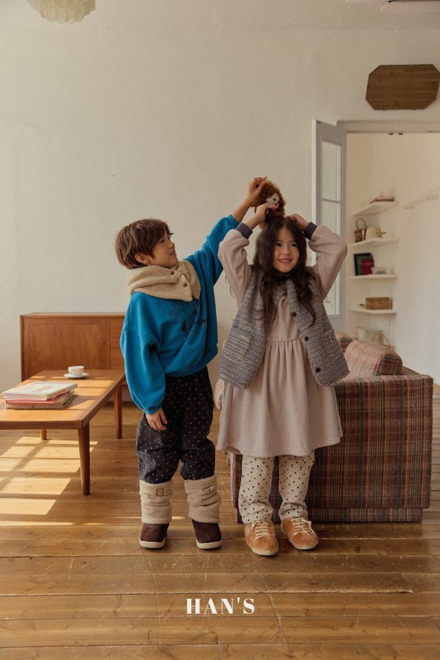 Han's - Korean Children Fashion - #stylishchildhood - Fluffy Warmer - 8