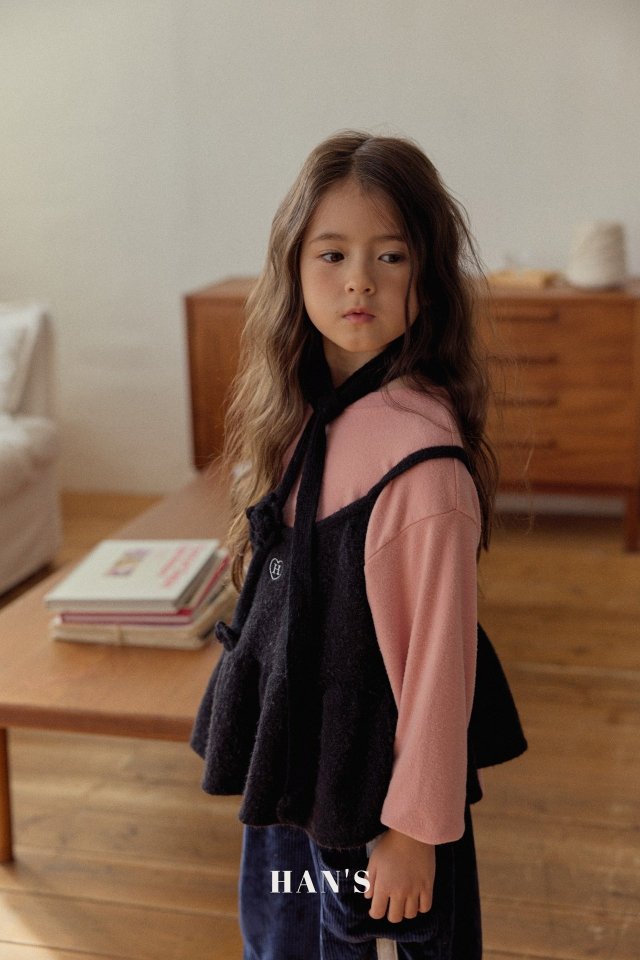 Han's - Korean Children Fashion - #stylishchildhood - Embroidered Bustier - 7