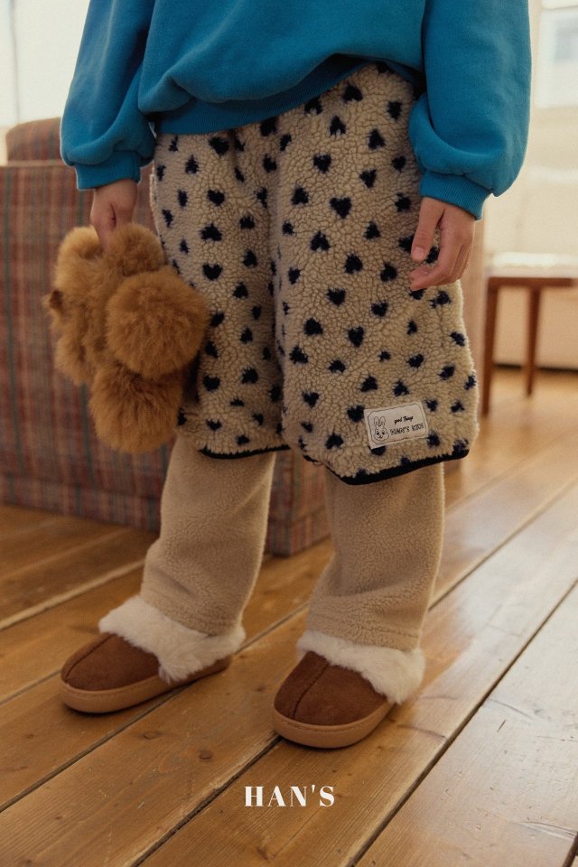 Han's - Korean Children Fashion - #toddlerclothing - Fleece Pants - 4