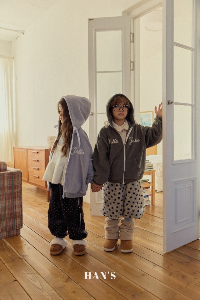 Han's - Korean Children Fashion - #stylishchildhood - Hello Hood Zip-Up - 3