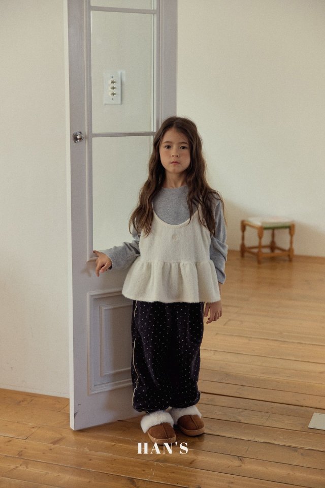 Han's - Korean Children Fashion - #stylishchildhood - Somsom Frill Tee - 6