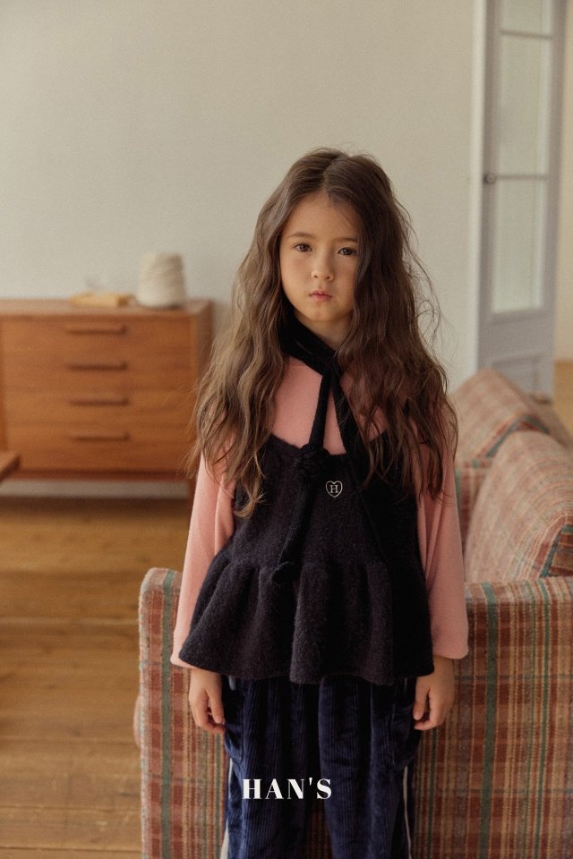 Han's - Korean Children Fashion - #todddlerfashion - Embroidered Bustier - 5