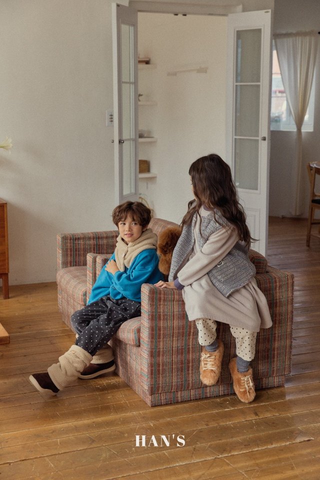 Han's - Korean Children Fashion - #todddlerfashion - Dot Corduroy Pants - 3