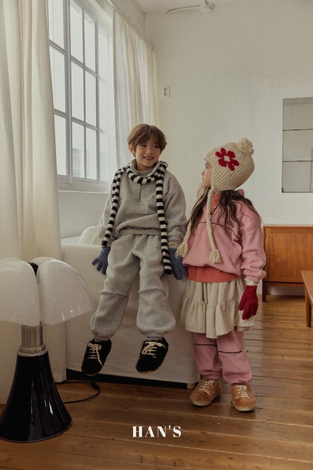 Han's - Korean Children Fashion - #toddlerclothing - Fleece Half Pants - 10
