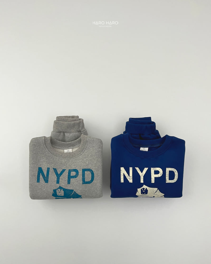 Haro Haro - Korean Children Fashion - #Kfashion4kids - Police Fleece Set - 8