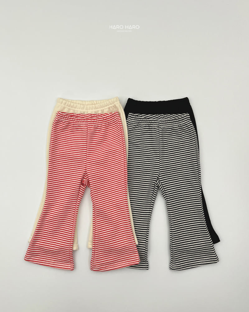 Haro Haro - Korean Children Fashion - #Kfashion4kids - Twin Fleece Bootcut Pants Set - 5