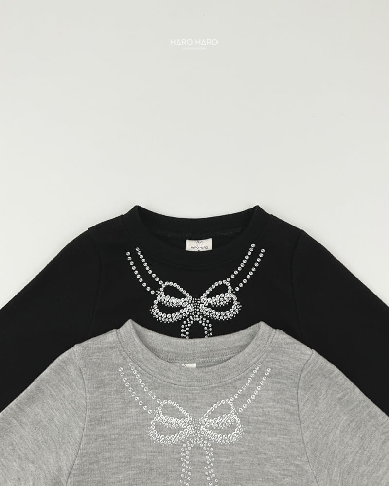 Haro Haro - Korean Children Fashion - #kidzfashiontrend - Necklace Slim Fleece Tee - 4