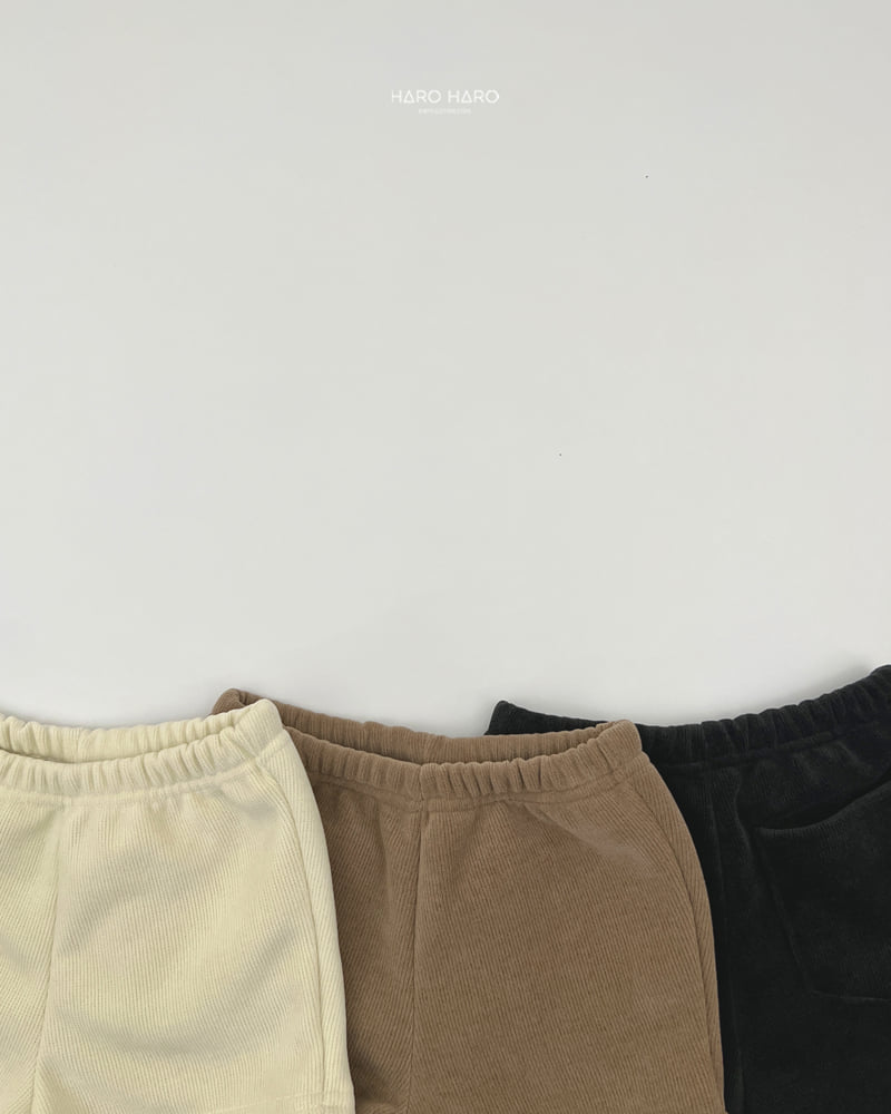 Haro Haro - Korean Children Fashion - #Kfashion4kids - Mink Corduroy Half Pants - 7
