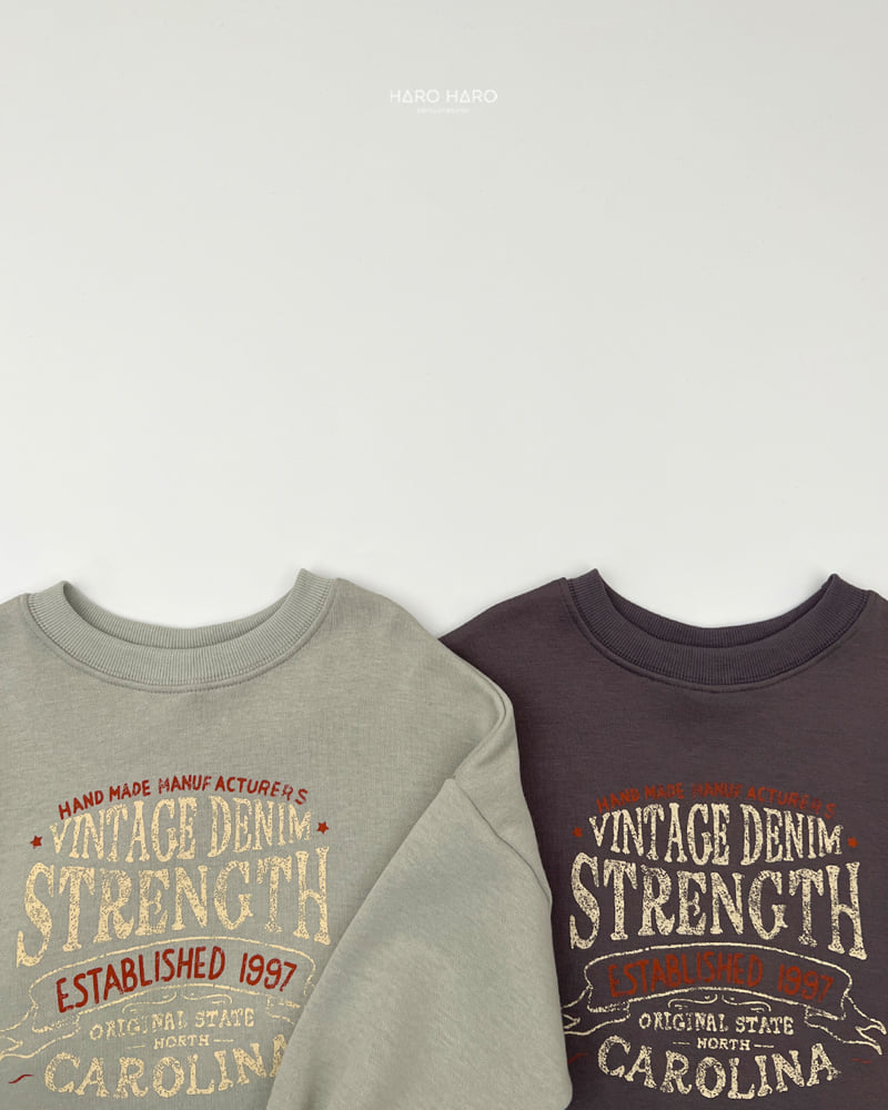 Haro Haro - Korean Children Fashion - #Kfashion4kids - Vintage Loose Fleece Tee - 6