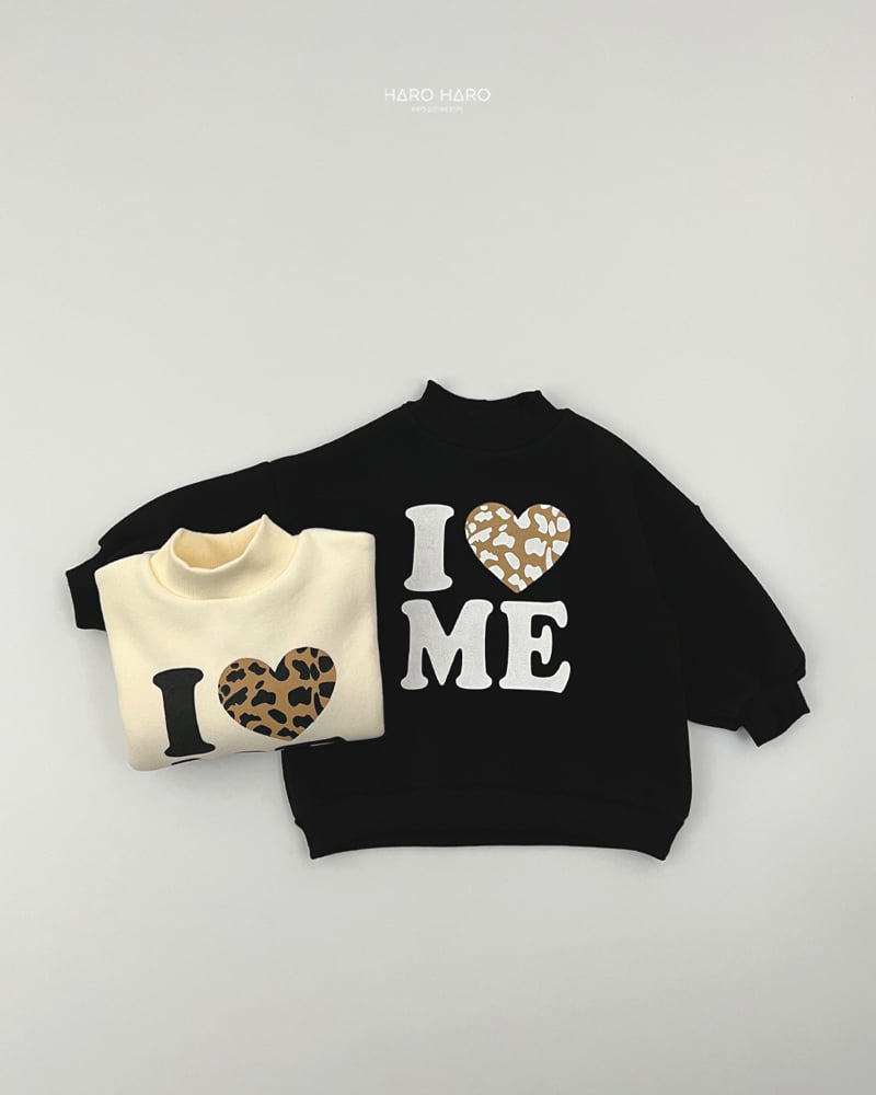 Haro Haro - Korean Children Fashion - #Kfashion4kids - I Love Fleece Sweatshirt - 7