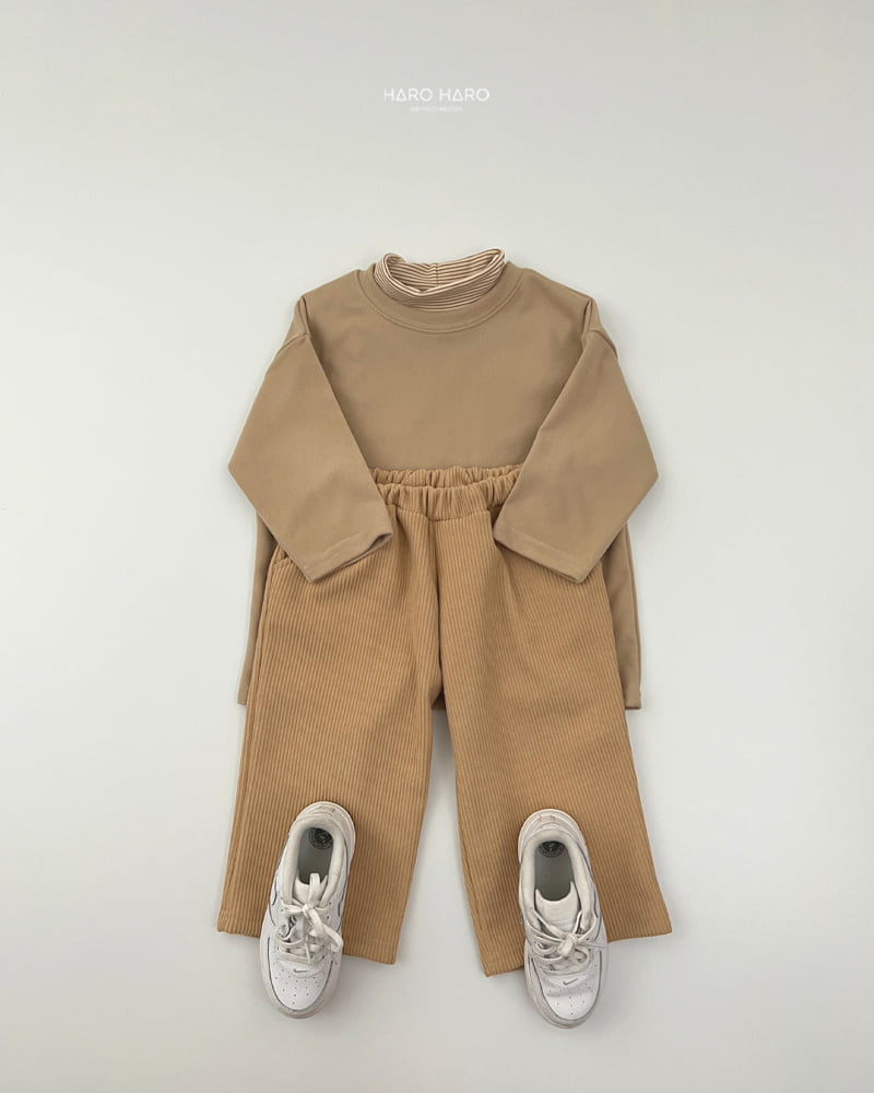 Haro Haro - Korean Children Fashion - #Kfashion4kids - Julie Fake Turtleneck Tee Set - 7
