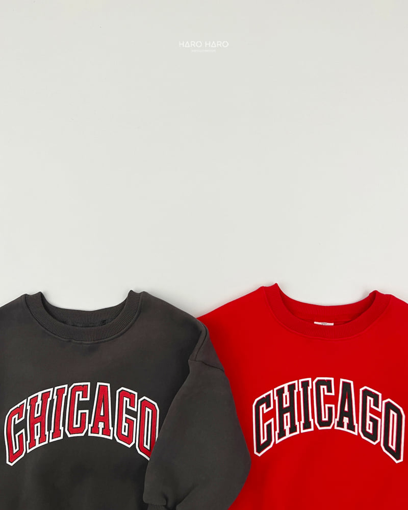 Haro Haro - Korean Children Fashion - #Kfashion4kids - Chicago Fleece Sweatshirt - 6