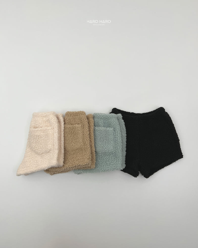 Haro Haro - Korean Children Fashion - #childofig - Pudding Fuzzy Half Pants - 8