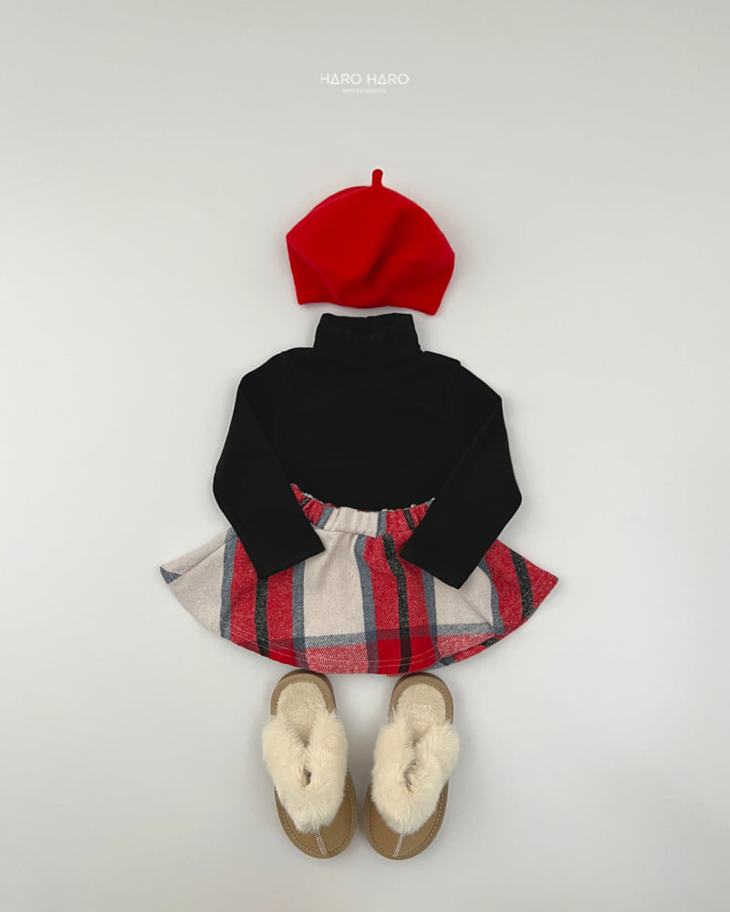 Haro Haro - Korean Children Fashion - #childofig - Choco Fleece Turtleneck Tee Set - 5