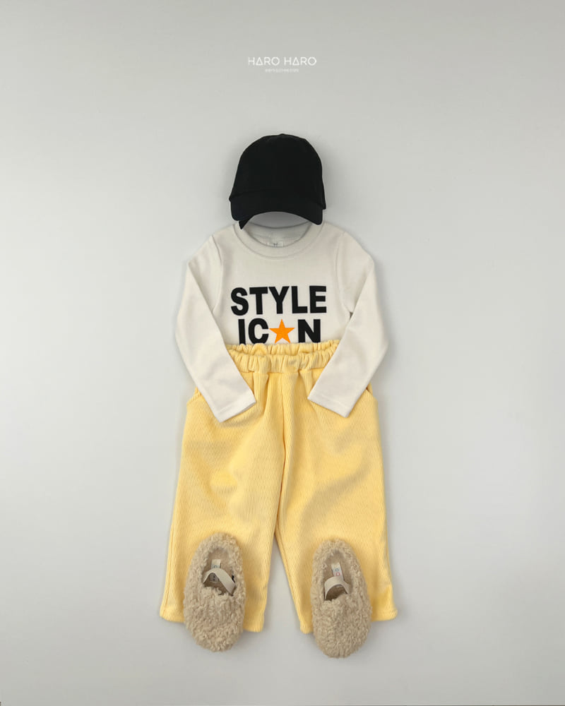 Haro Haro - Korean Children Fashion - #childofig - Icon Slim Fleece Tee - 12