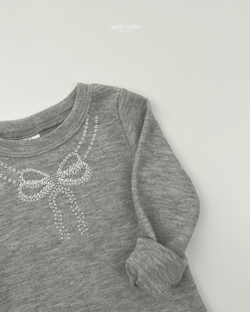 Haro Haro - Korean Children Fashion - #childofig - Necklace Slim Fleece Tee - 10
