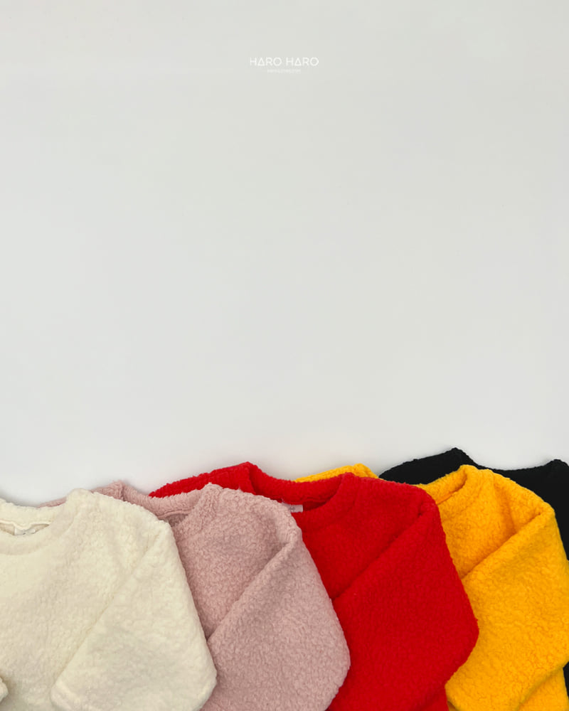 Haro Haro - Korean Children Fashion - #childofig - Vivid Fuzzy Crop Tee - 6