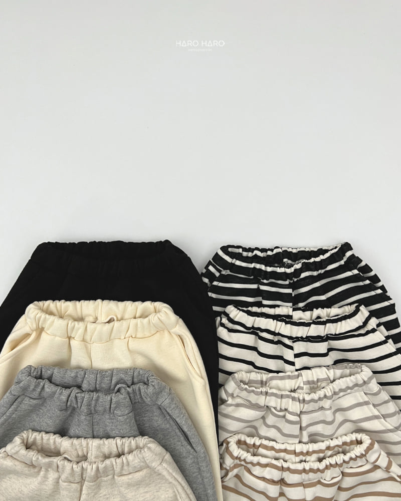 Haro Haro - Korean Children Fashion - #childofig - Couple Fleece Wide Pants Set - 10