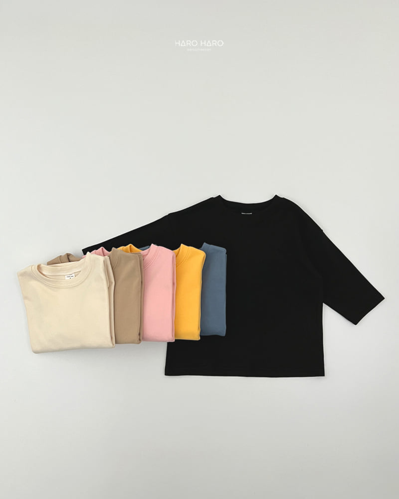 Haro Haro - Korean Children Fashion - #childofig - Cheese Loose Fleece Tee - 7