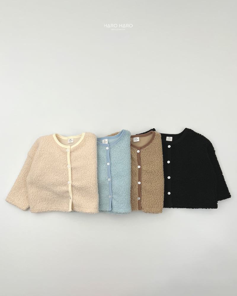 Haro Haro - Korean Children Fashion - #childofig - Puppy Fleece Cardigan - 5