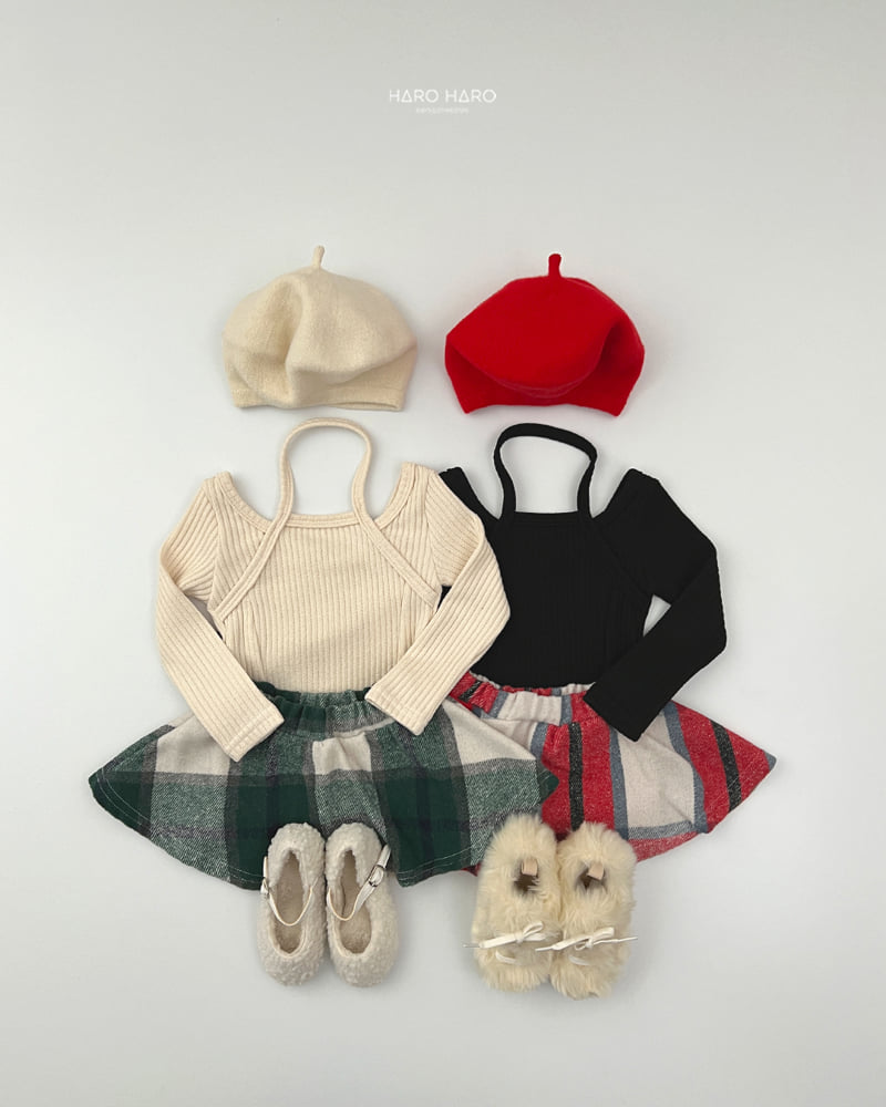 Haro Haro - Korean Children Fashion - #childofig - Knit Fleece Halter Neck Tee - 11