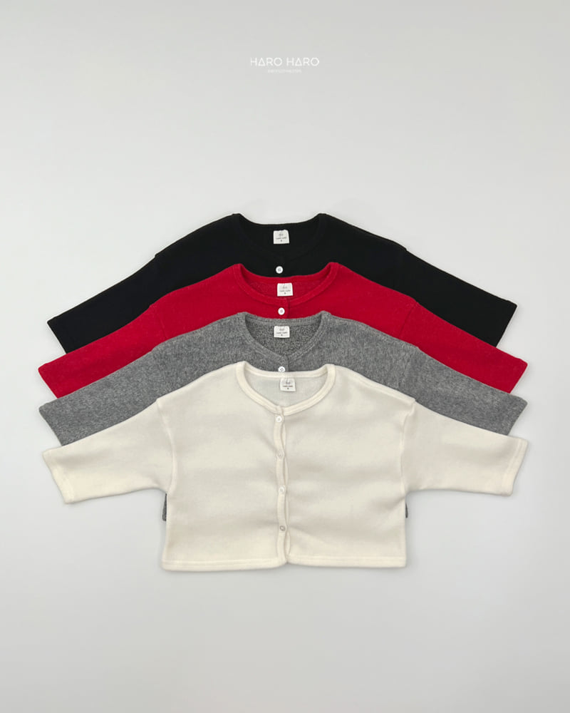 Haro Haro - Korean Children Fashion - #childrensboutique - Edge Fleece Cardigan - 3