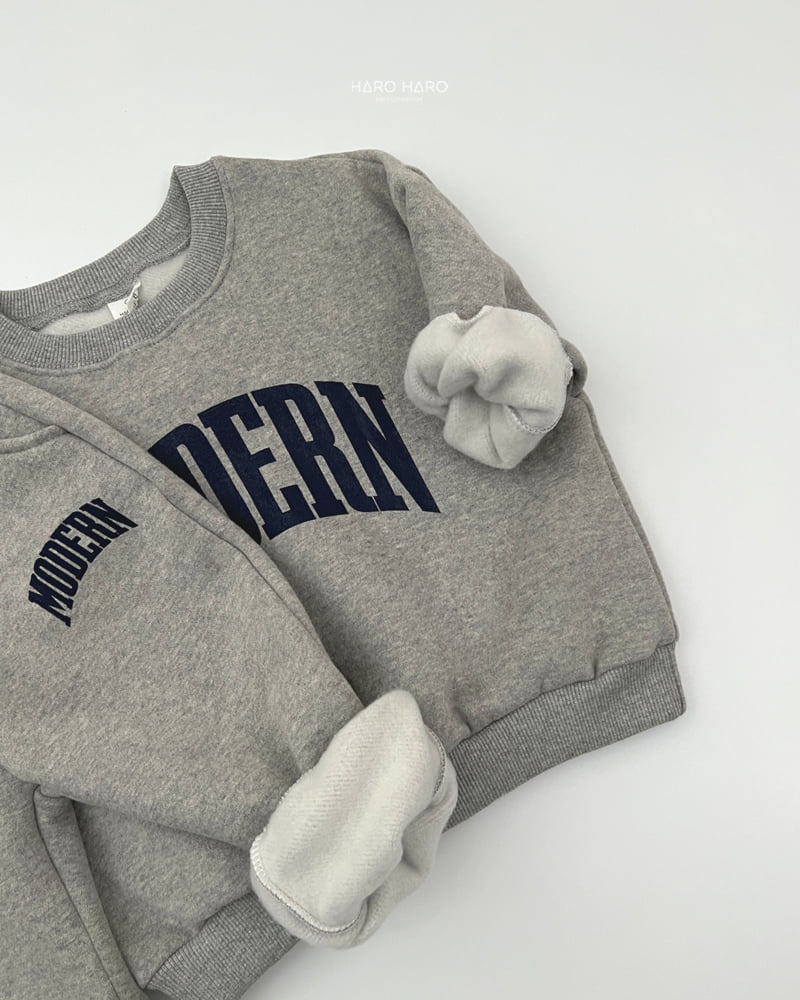 Haro Haro - Korean Children Fashion - #childrensboutique - Modern Double Fleece Set - 10