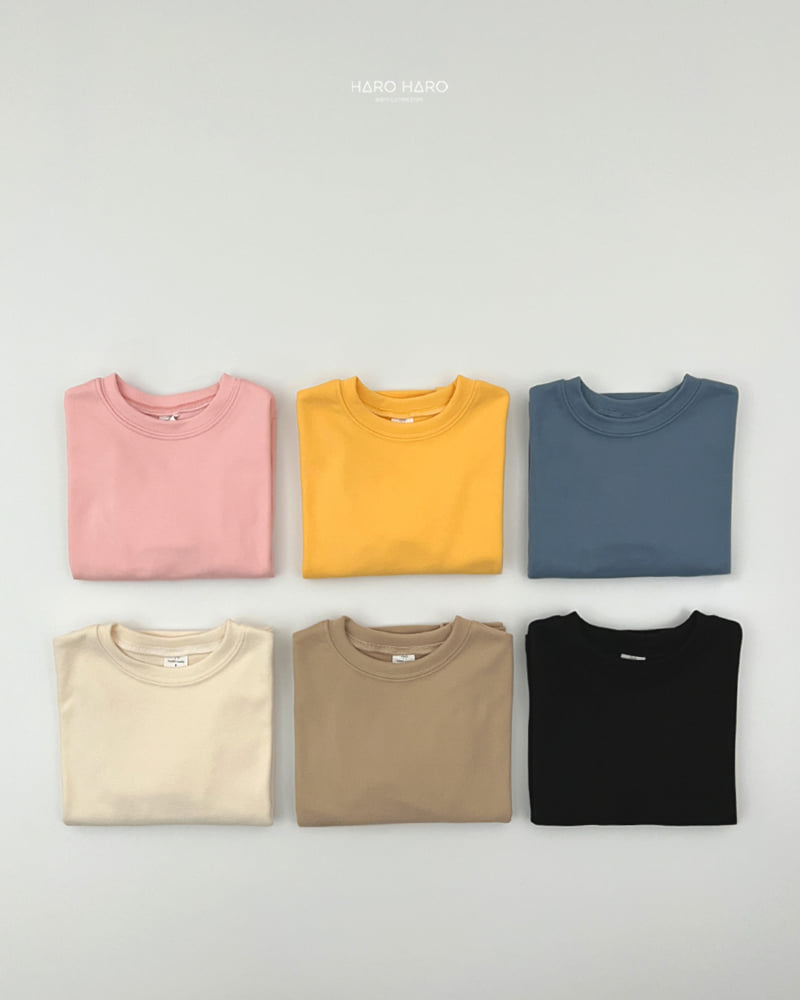 Haro Haro - Korean Children Fashion - #childrensboutique - Cheese Loose Fleece Tee - 8