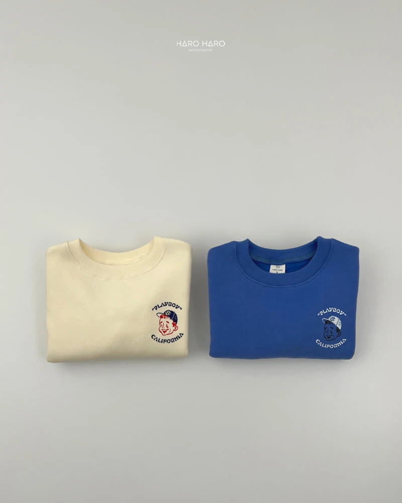 Haro Haro - Korean Children Fashion - #designkidswear - Playboy Fleece Sweatshirt - 8