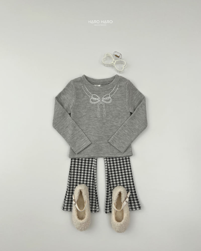 Haro Haro - Korean Children Fashion - #designkidswear - Necklace Slim Fleece Tee - 12