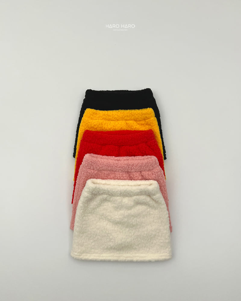 Haro Haro - Korean Children Fashion - #designkidswear - Vivid Fleece Skirt - 3
