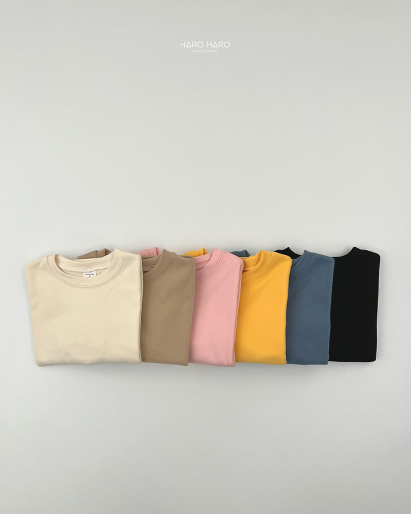 Haro Haro - Korean Children Fashion - #designkidswear - Cheese Loose Fleece Tee - 9