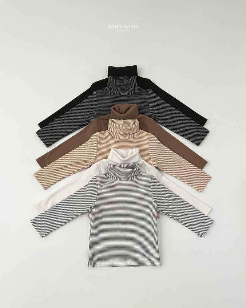 Haro Haro - Korean Children Fashion - #discoveringself - Choco Fleece Turtleneck Tee Set - 8