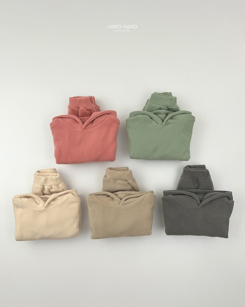 Haro Haro - Korean Children Fashion - #discoveringself - Fleece Hoodie Set - 8