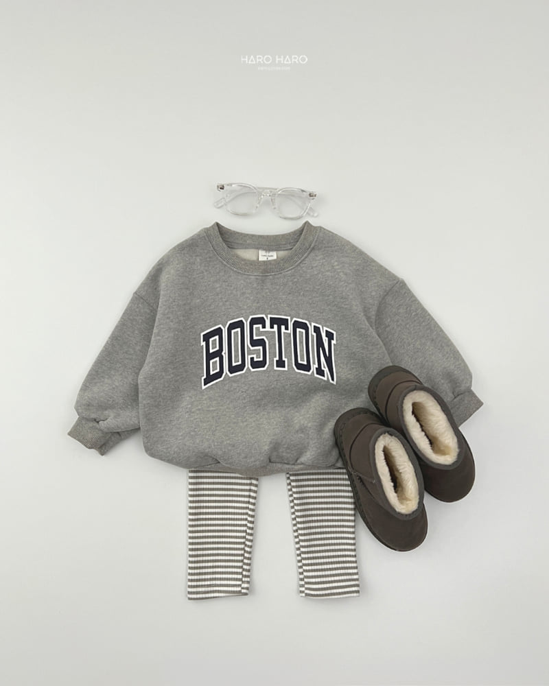 Haro Haro - Korean Children Fashion - #discoveringself - Boston Double Fleece Sweatshirt - 3