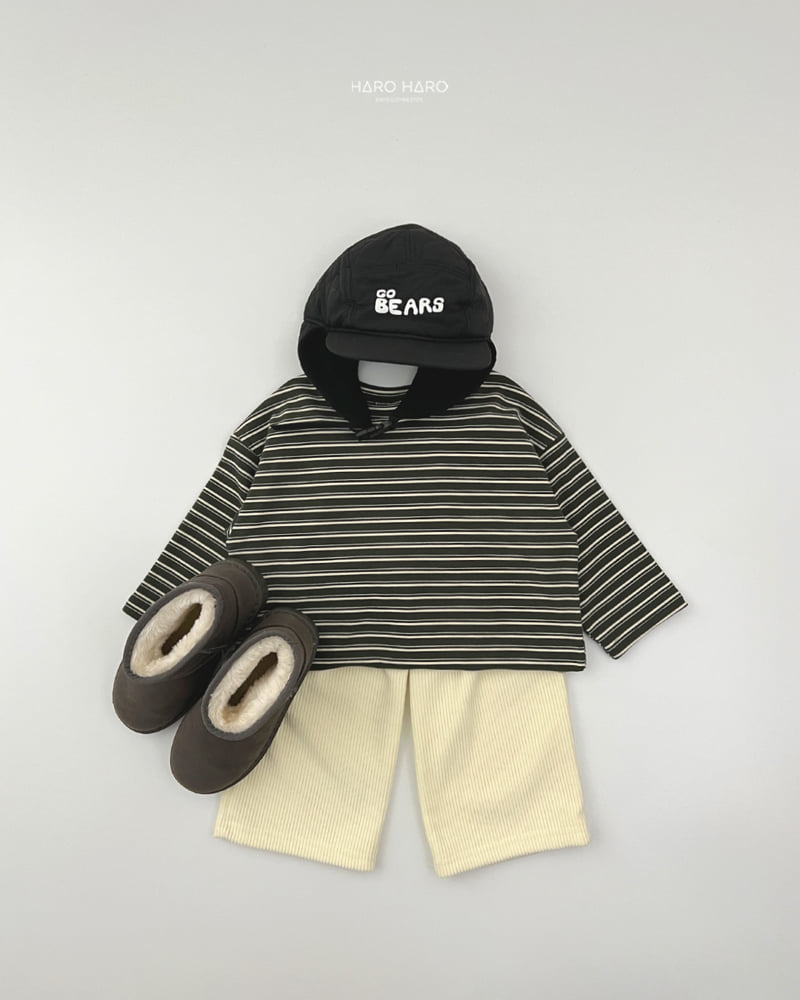 Haro Haro - Korean Children Fashion - #discoveringself - Corduroy Fleece Wide Pants - 12