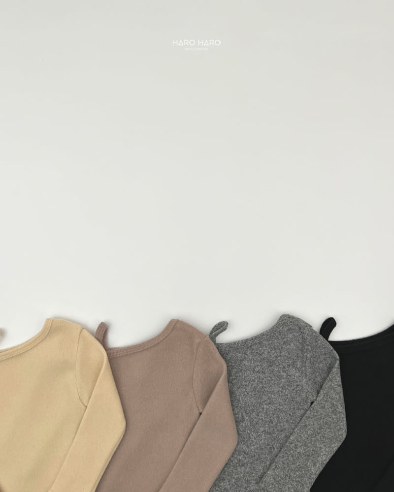 Haro Haro - Korean Children Fashion - #discoveringself - Mihou Fleece Off Shoulder Tee - 6