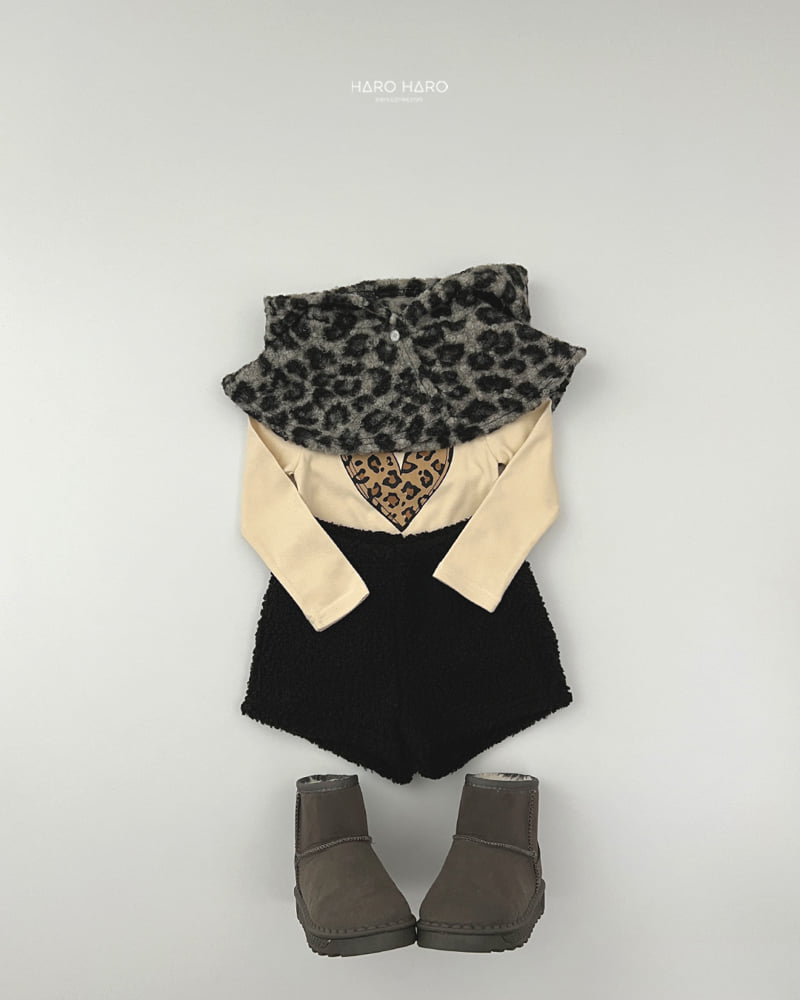 Haro Haro - Korean Children Fashion - #fashionkids - Pudding Fuzzy Half Pants - 12
