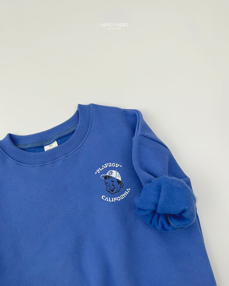Haro Haro - Korean Children Fashion - #fashionkids - Playboy Fleece Sweatshirt - 10
