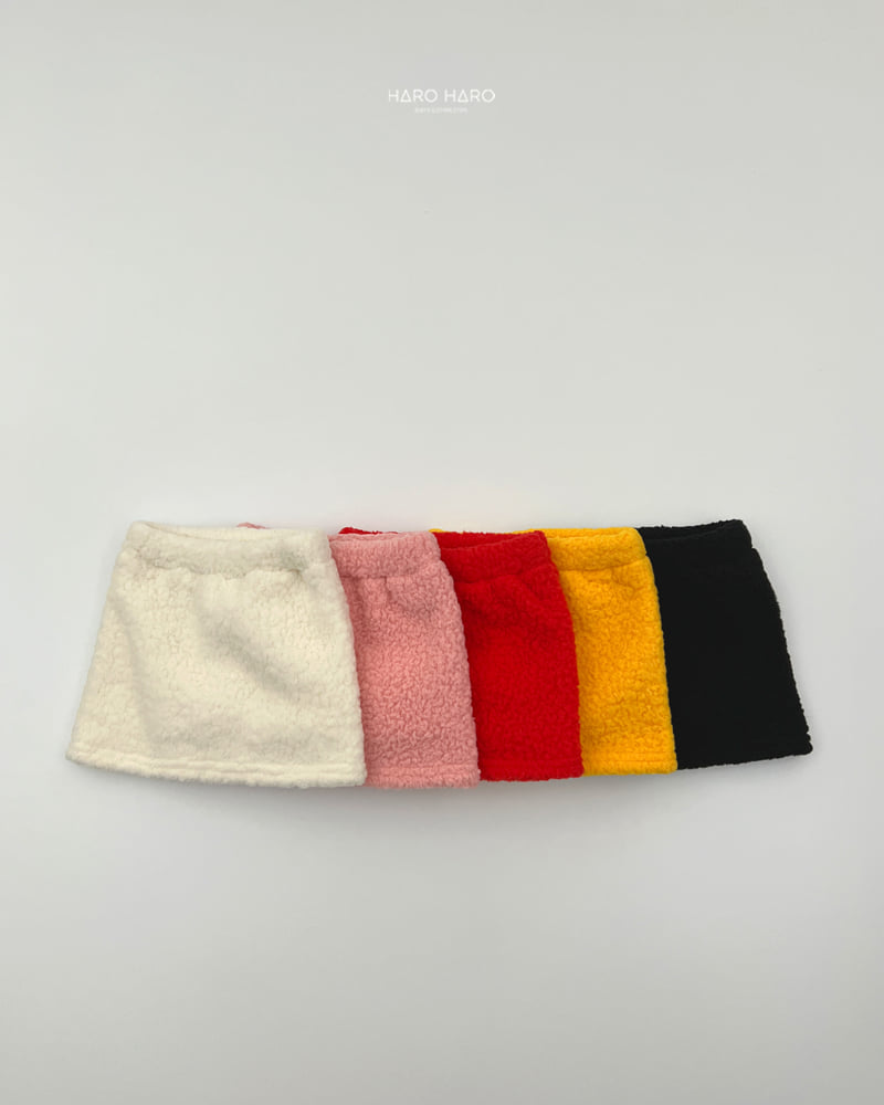 Haro Haro - Korean Children Fashion - #fashionkids - Vivid Fleece Skirt - 5