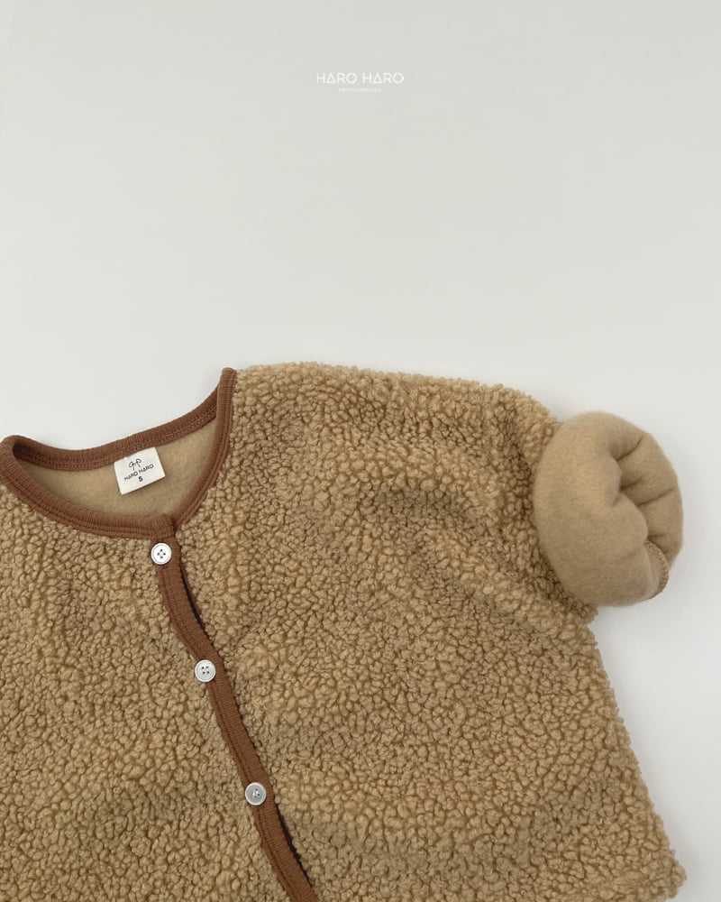 Haro Haro - Korean Children Fashion - #fashionkids - Puppy Fleece Cardigan - 10
