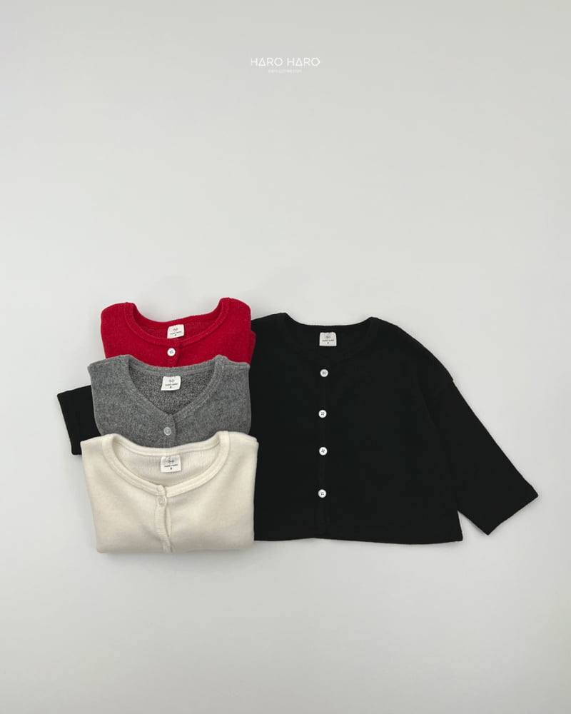 Haro Haro - Korean Children Fashion - #kidsshorts - Edge Fleece Cardigan - 7