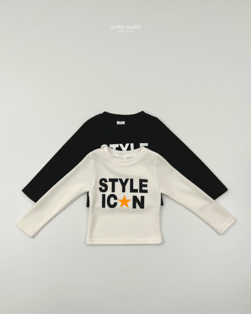 Haro Haro - Korean Children Fashion - #kidsshorts - Icon Slim Fleece Tee - 3
