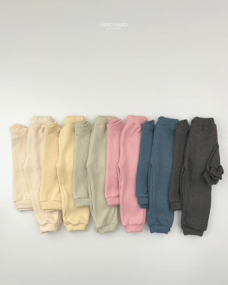 Haro Haro - Korean Children Fashion - #kidsshorts - Knit Fleece Half Turtleneck Set - 5